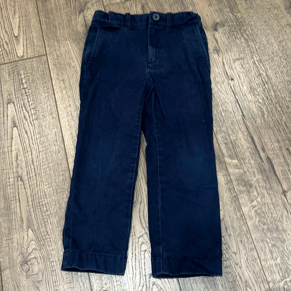 Crew cuts navy trouser with adjustable waist 4